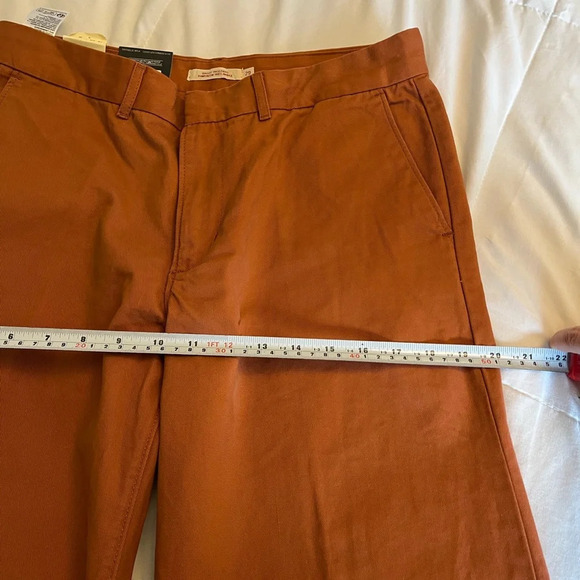 Levi's BAGGY TROUSERS Color: Baked Clay -  Brownish Orange size 29 Casual Chic - Picture 15 of 16